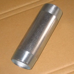 Barrel Nipple 8" Long - Galvanised