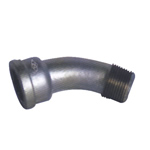Bend 45 M-F Galvanised