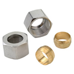 Brass Union Complete With Sleeve Nut