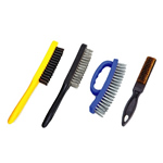 Brass Wire Brush - Plastic Handle