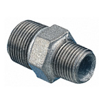 Hex Nipple - Galvanised