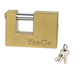 Rectangular Brass Padlock