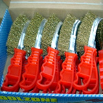 Steel Wire Brush - Plastic Handle